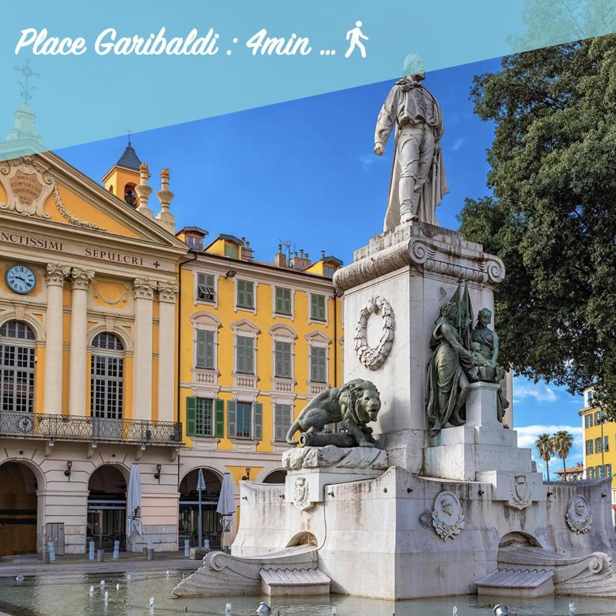 NEW ! Superbe Studio Vieux Nice - Climatisé Exterior foto