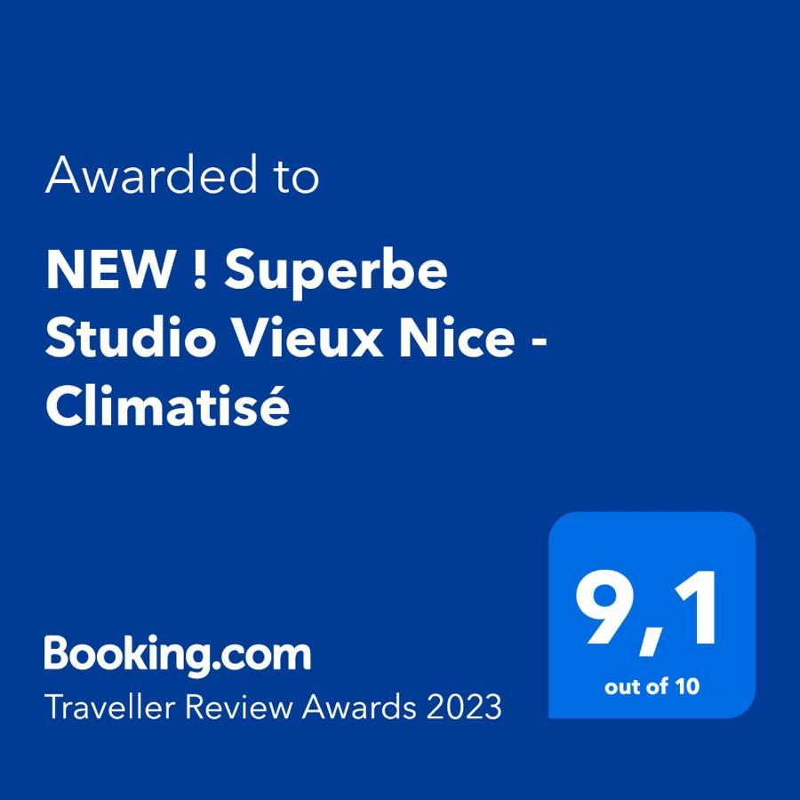 NEW ! Superbe Studio Vieux Nice - Climatisé Exterior foto